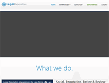 Tablet Screenshot of legalreputations.com